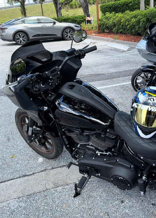 My first time riding the Harley Davidson Softail ST